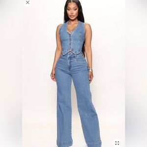 Fashion Nova Women's Blue Denim Jeans